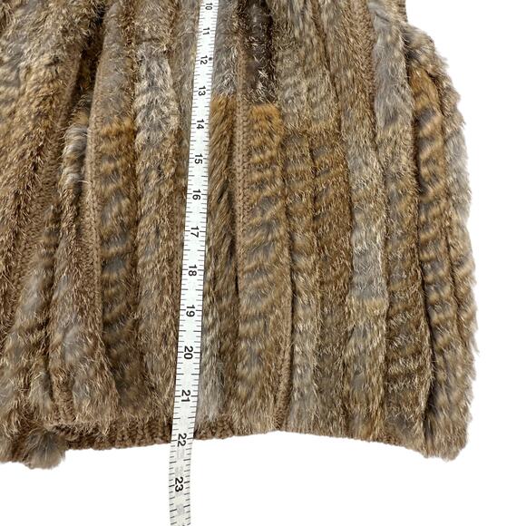 MARC by MARC JACOBS Alice Wool Rabbit Fur Vest XS/S - Picture 10 of 10
